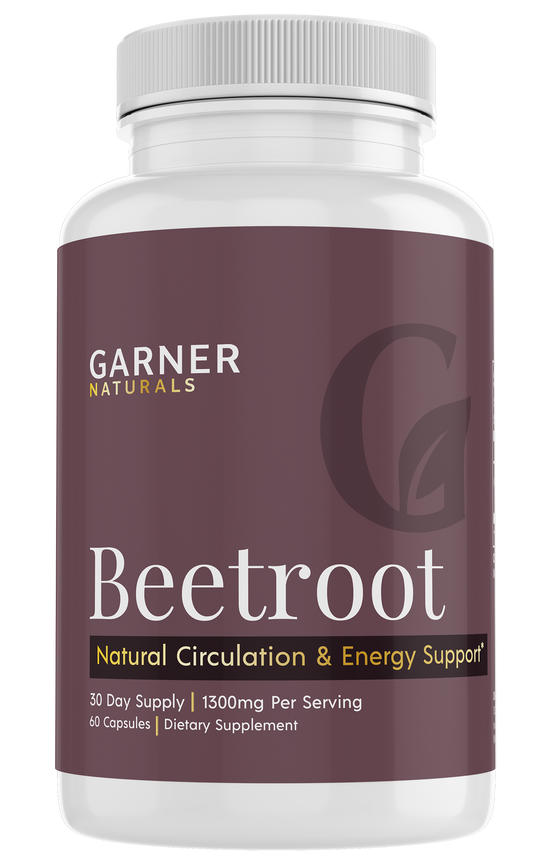 Beetroot Capsules | Natural Circulation & Energy Support Supplement